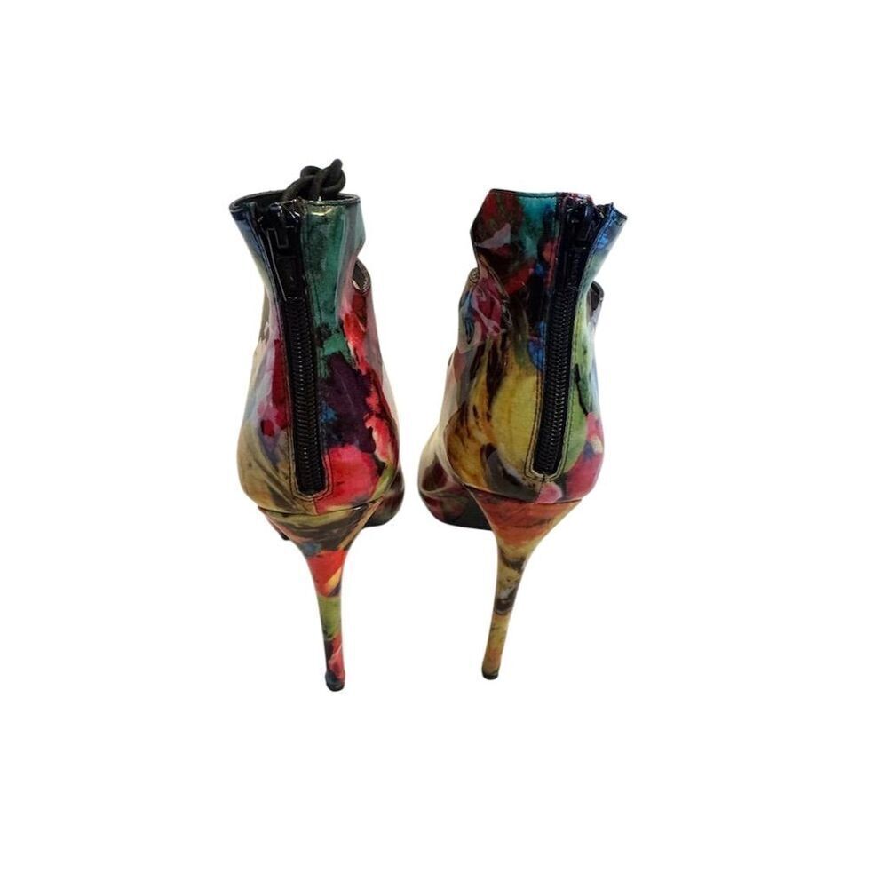 Candie's Women's Multicolor Colorful Gladiator Lace-up Stiletto Heels Size 10 - Picture 6 of 14